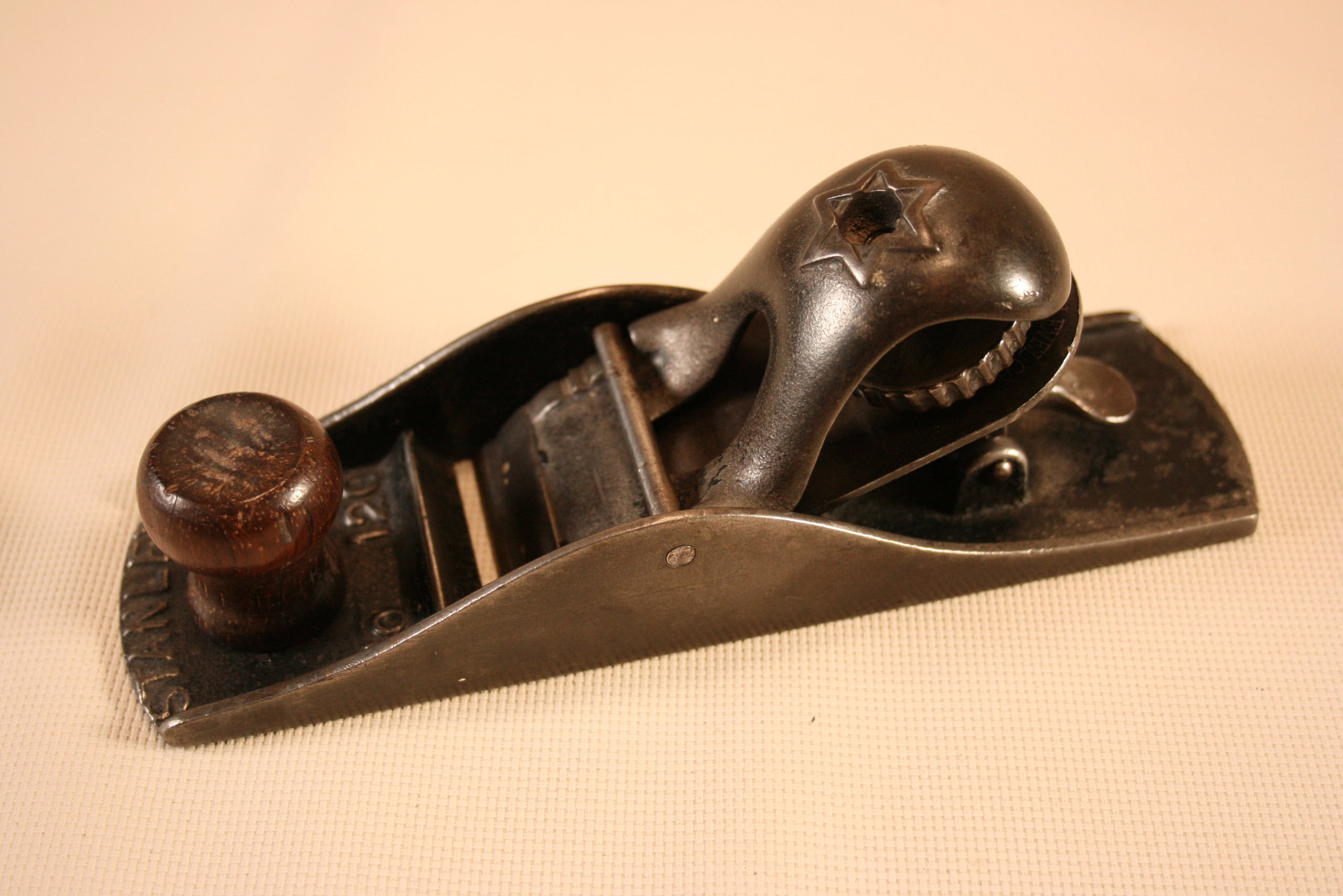 Stanley No. 120 Block Plane Type 2 1878 1887 Six Point Star Cap