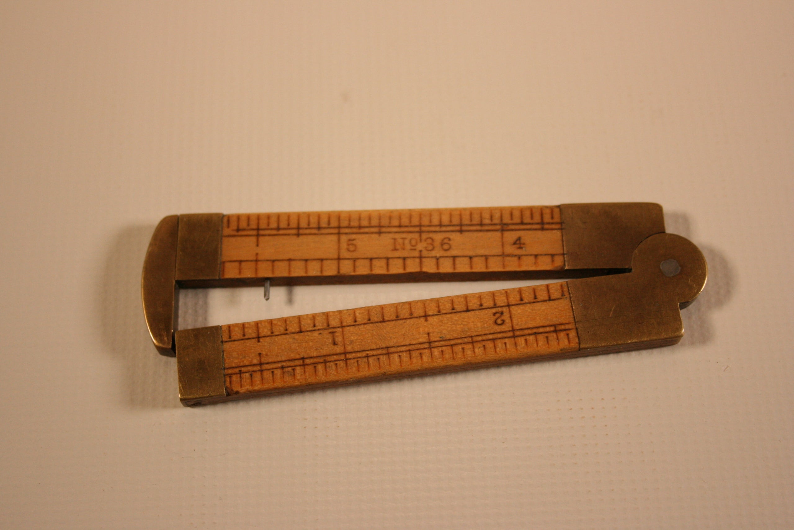 Stanley No. 36 Caliper Rule Vintage Woodworking Tools