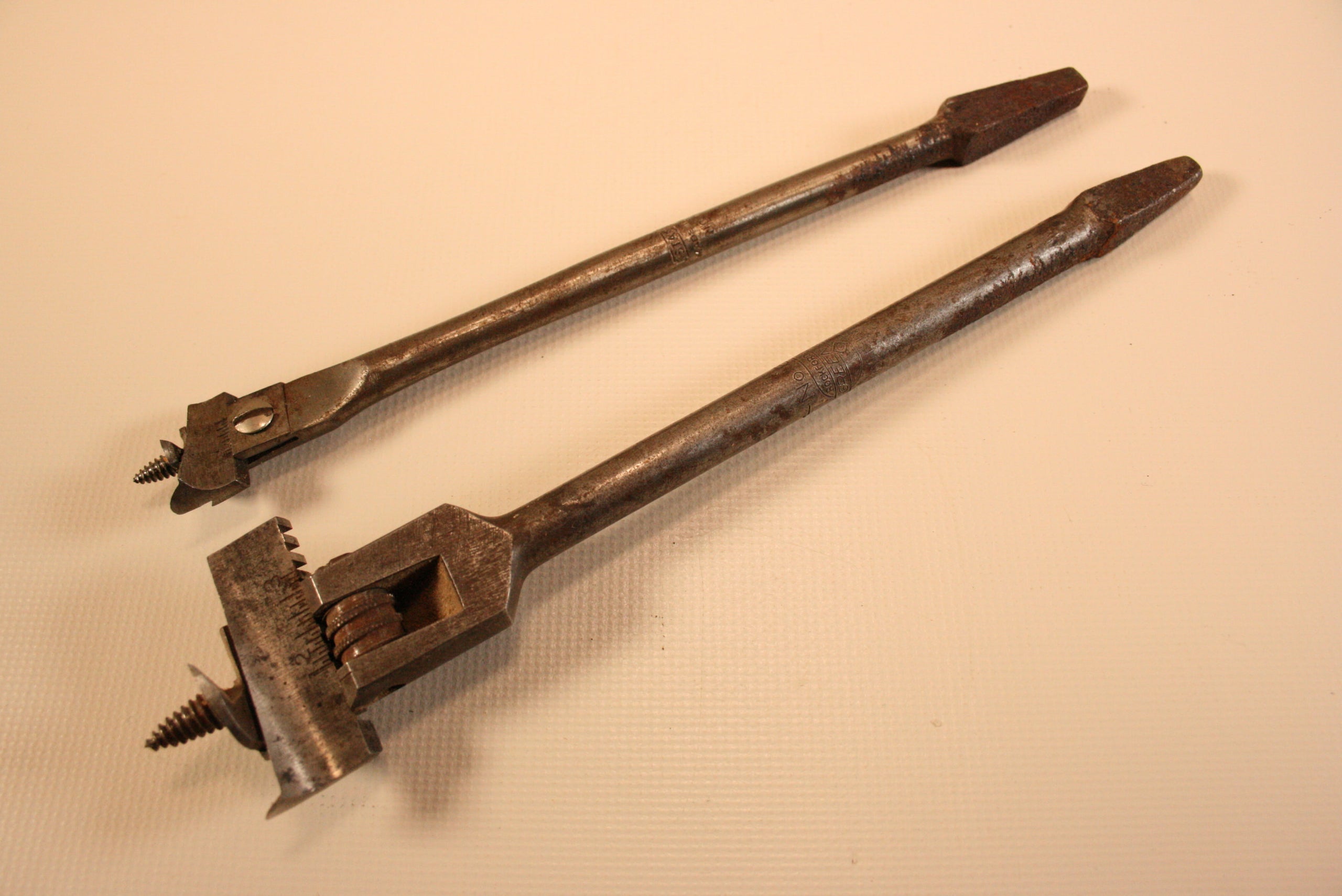 Two Stanley Expansive Bits Vintage Woodworking Tools